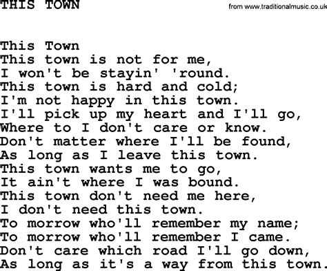 this town lyrics|songs like this town.